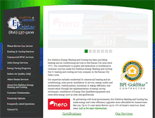 Tablet Screenshot of ericsenergy.com